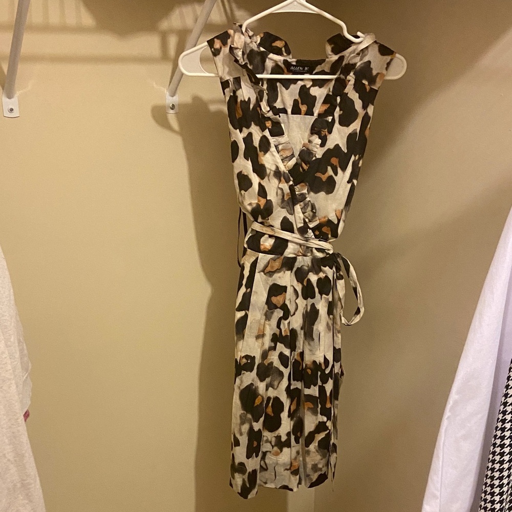 Allen B. By Allen Schwartz Leopard Print Midi Dress